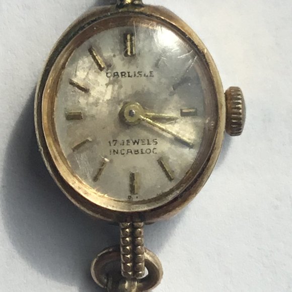 Lot of 2 antique ladies 1/20 10K gold-filled wrist watches - Carlisle & Milber main image 8